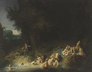 Rembrandt Peale Diana mit Aktaon und Kallisto USA oil painting artist